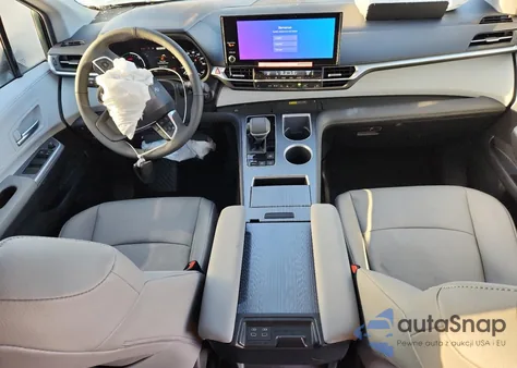 2025 Toyota Sienna Xle z USA, uszkodzony, nr VIN 5TDYRKEC3SS267799